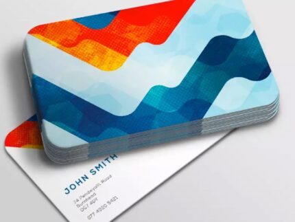 glossy lamination 400gsm business card