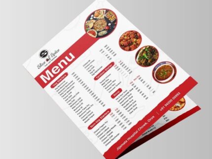 menu card